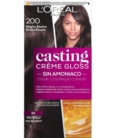 LOreal Paris Casting Creme Gloss Ba o De Color 200 Negro bano 200 1 piece (1 pack)