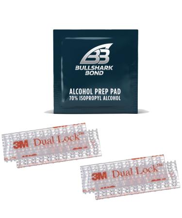 EZ Pass/I-Pass/Toll Tag Tape Mounting Kit - Peel and Stick Adhesive Strips Dual Lock Tape - 4 Strips (2 Sets) with Alcohol Prep Pad Packaging may vary 1.5 Length 4