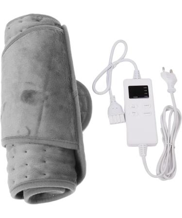 Alomejor Electric Waist Heating Blanket - Upgraded Velcro Warmer with Controller for Office Use - Gray - Buy Online on SooperMarket.com