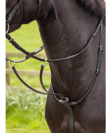 LeMieux Arika Running Martingale - Black/Silver Black/Silver Full - Buy Online on SooperMarket.com