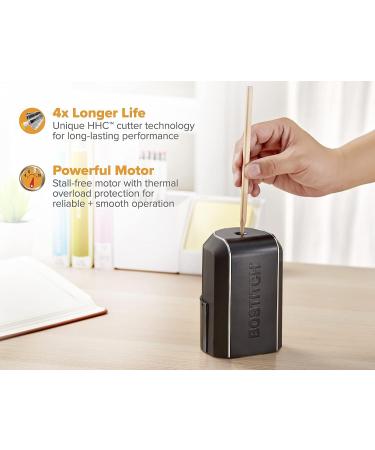 Bostitch Electric Pencil Sharpener | Powerful Motor | Prevents Over-Sharpening | Black (EPS5V-BLK) - Buy Online on SooperMarket.com