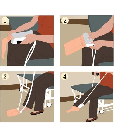 ZIME Elderly Men Socks Dressing Assisting Equipment Pregnant Women Avoid Bending Waist Socks Dressing Tools Disabled Elderly Sock Dressing Aid - Buy Online on SooperMarket.com