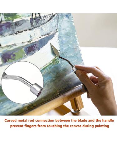 11 Piece Stainless Steel Spatula Palette Knife Set - Professional Painting Knives for Color Mixing, Cake Decorating, and Canvas Acrylic Art - Buy Online on SooperMarket.com