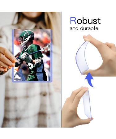 120 Pack 3x4 Inch Top Loaders - Hard Plastic Card Protectors for Baseball, Game, Trading, Sports Cards - Buy Online on SooperMarket.com