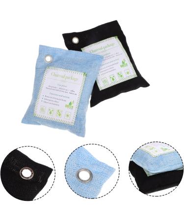 Minkissy 2 Pack Charcoal Bags - Car Odor Removal & Natural Freshener for Home - Odor Absorber for Vehicles - Buy Online on SooperMarket.com