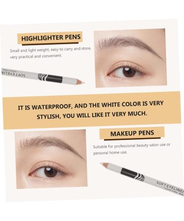 BELLIFFY 12pcs Lying Silkworm Eyeliner Glitter Highlighters Highlighter Pens Makeup Eyeliner Plastic White - Buy Online on SooperMarket.com