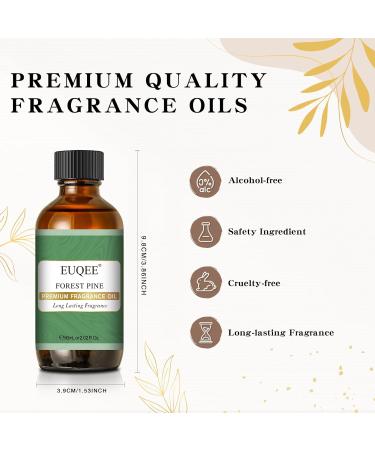 EUQEE Forest Pine Fragrance Oil 60ml - Premium Grade Aromatherapy Essential Oil for Diffusers and DIY Candle Making - Buy Online on SooperMarket.com