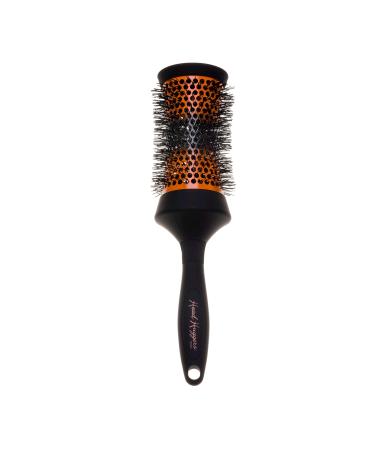 Denman (Large) Thermo Ceramic Hourglass Hot Curl Brush - Hair Curling Brush for Blow-Drying Straightening Defined Curls Volume & Root-Lift - Orange & Black (DHH4) Orange / Black L