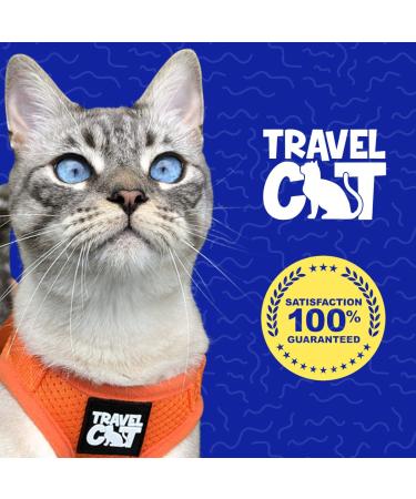 Reflective Travel Cat Harness and Leash Set - Lightweight & Breathable - Snug Fit for True Adventurers - Strong Snap Clip - Large Grey - Buy Online on SooperMarket.com