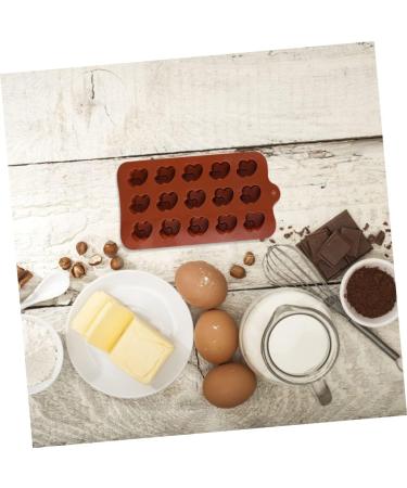 PRETYZOOM 6 Pcs Heart Silicone Molds Gum Paste Molds Chocolate Bar Molds Silicone Lollipop Mold Cupcake Molds Cookie Mould Semi Sphere Silicone Alphabet Silicone Molds Suite 3D Flower Shape - Buy Online on SooperMarket.com