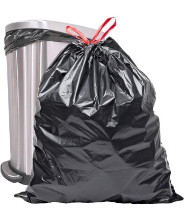 Reli 33 Gallon Trash Bags Drawstring - 150 Count, Black | Heavy Duty Garbage Bags - Large 33 Gal Capacity - Buy Online on SooperMarket.com