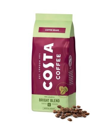 Costa Coffee Bright Blend Medium Coffee Beans (Bright Blend 1 kg) Bright Blend 1 kg (Pack of 1)