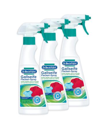Dr. Beckmann Gall Soap Stain Spray | With real natural gall soap | 3x 250 ml pack of 3