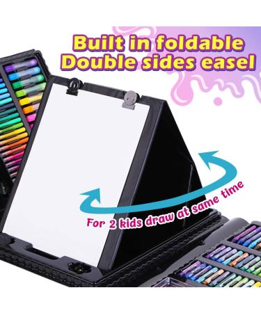 Dinonano 238-Piece Drawing Painting Art Set for Kids | School Supplies Kit with Paint Makers, Sketch Pad, Easel, Crayons, Watercolor Pencils, Markers | Ideal for Boys and Girls Ages 3-12 - Buy Online on SooperMarket.com