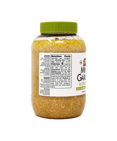 Badia Minced Garlic in Olive Oil 32oz (Pack of 6) - Premium Quality Garlic Paste for Cooking - Buy Online on SooperMarket.com
