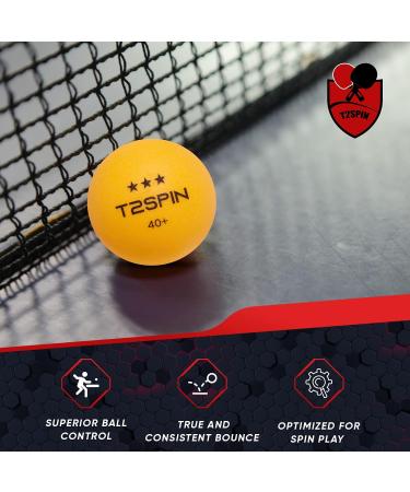 T2Spin Premium Ping Pong Gear - Table Tennis Set with 12 Balls | Ping Pong Accessories & Equipment - Buy Online on SooperMarket.com