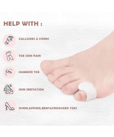 Gel Toe Separators for Overlapping Toes & Hammer Toe Straightener - Bunion Pads Corrector for Women - Pinky Toe Spacers for Bunion Relief - 1 Fl Oz (Purple) - Buy Online on SooperMarket.com