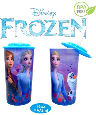 Disney Frozen 2 Elsa Anna Drink Tumblers Set for Kids - BPA Free, Pack of 2 - Buy Online on SooperMarket.com
