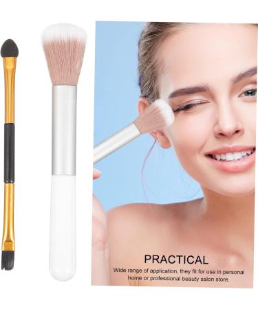 FOYTOKI 2pcs Makeup Brush Cream Concealer Brush Women Eye Shadow Brush Highlighter Brush Brow Brush Plastic - Buy Online on SooperMarket.com