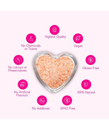 Premium Pink Himalayan Sea Salt (Coarse) 500g - 100% Pure Vegan Gluten-Free | Natural Pink Salt From Himalayan Mountains | Resealable Pouch for Grinder Refills - Enhance Flavor & Health Benefits - Buy Online on SooperMarket.com