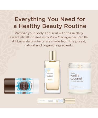 Lavanila - The Healthy Fragrance Clean and Natural Vanilla Coconut Perfume Set (1.7 oz. + 0.34 oz.) - Buy Online on SooperMarket.com