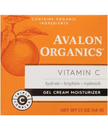 Avalon Organics Vitamin C Gel Cream Moisturizer 1.7 oz - Brightening & Hydrating - Buy Online on SooperMarket.com