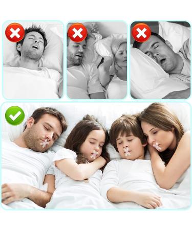 120PCS Sleep Mouth Tape - Gentle Anti-Snoring Strip for Better Nose Breathing & Snoring Relief - Buy Online on SooperMarket.com
