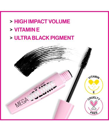Wet n wild Mega Volume Mascara - Very Black, 0.21 Fl Oz - Long-Lasting Mascara for Mega Volume - 1 Pack - Buy Online on SooperMarket.com