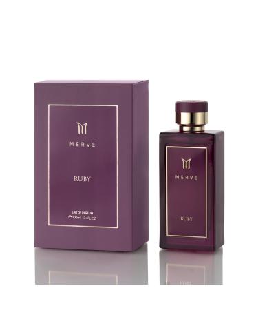 Merve Ruby Premium Long Lasting Fragrance Luxury Scent For Women | Gourmand Woody Amber