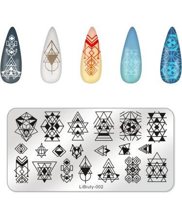 Budoci Nail Stamping Kit - 6-Piece Set with Nail Plates Stamp & Scraper for French Nail Art - Perfect for International Shipping - Buy Online on SooperMarket.com