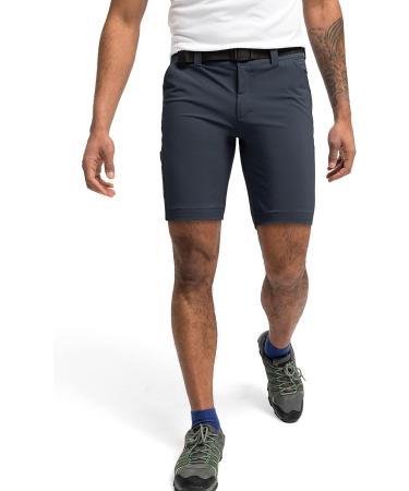 Maier Sports Men's Hiking Trousers Nil Short M - Graphite | Short Outdoor Trousers with Belt & 5 Pockets for Ultimate Storage - Buy Online on SooperMarket.com