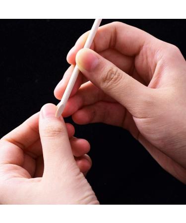 RYFAB 200 Packs Wood Sticks Double Sided Nail Art Multifunctional Cuticle Pusher Remover Manicure Pedicure Tool - Buy Online on SooperMarket.com