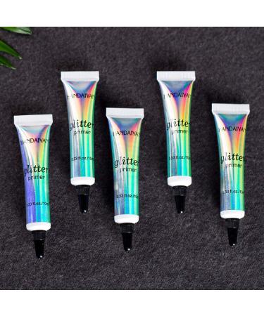 MAEPEOR Glitter Eyeshadow Primer Gel - Waterproof & Smudgeproof, Long-lasting & Professional Base for Eyes, Body, Face & Lips - 2 PCS 10ml - Buy Online on SooperMarket.com
