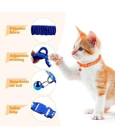 Flymind Puppy Collars 19Pcs Whelping ID Collars with Bell - Adjustable Soft Nylon Litter Collars for Newborn Pets - Non-Breakaway - Buy Online on SooperMarket.com
