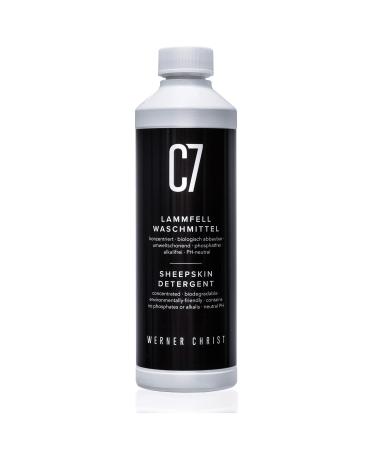 Christ lambskin detergent C7 fur detergent suitable for all washable sheepskin and lamb fur items as well as natural fibers biodegradable environmentally friendly 250 or 500 ml