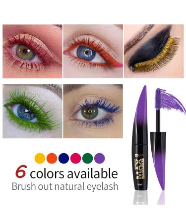 Joyeee 6 Colors Mascara Set - Waterproof, Long-lasting, Volumizing, Curling - Perfect 3D Eye Makeup - Ideal Halloween/Christmas Gift for Women & Teenage Girls - Buy Online on SooperMarket.com