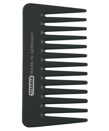 TITANIA strand comb small approx. 11.5 cm black 1 pack (1 x 30 g)