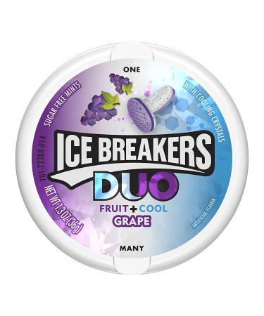 Ice Breakers Duo Grape Sugar Free Breath Mints 1.3 oz Tins (8 Pack) - Buy Online on SooperMarket.com