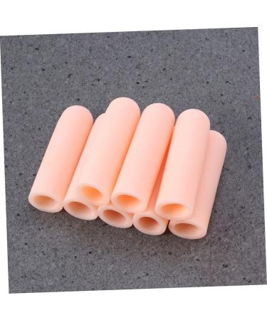 Finger Cots Set - 8 Pcs Finger Tips & Toe Sleeve Covers for Pain Relief - Beige Thin Section - Thumb and Toe Protectors Included - Buy Online on SooperMarket.com