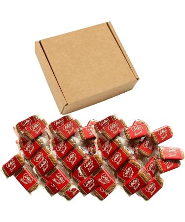 Lotus Biscoff Original Caramelised Single Biscuits | Pack of 50 | Individually Wrapped | Suitable for Vegans | Biscuit Gift Box with 50 Lotus Biscuits - Buy Online on SooperMarket.com