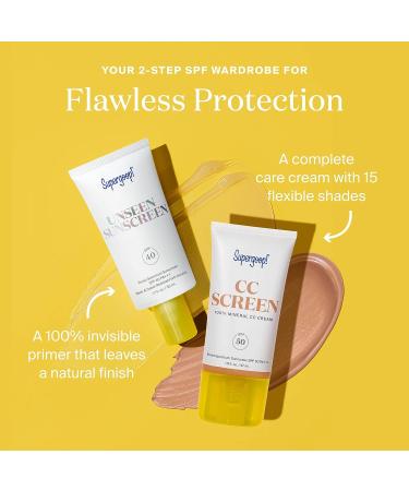 Supergoop! CC Screen SPF 50 PA++++ Mineral CC Cream - Tinted Moisturizer with Broad Spectrum Sunscreen - Buy Online on SooperMarket.com