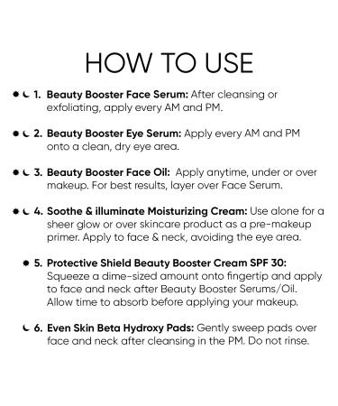Trish McEvoy Beauty Booster Must Haves Travel Set | 6-Piece Correct & Brighten Collection for Radiant Skin - Hydroxy Pads Face & Eye Serums Moisturizer & SPF 30 - Buy Online on SooperMarket.com