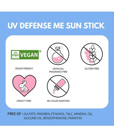 MAKEPREM Calming Sun Stick SPF 50+ PA++++ - Vegan Mineral Sunscreen for Sensitive Skin - Buy Online on SooperMarket.com