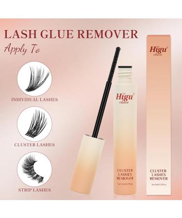 Buy Higu Clace Lash Remover 5ml - Non-Irritating Cluster Eyelash Extension Adhesive Remover for Safe and Easy Lash Removal - Buy Online on SooperMarket.com
