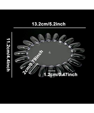 Honbay 20PCS Plastic False Nail Swatches Wheels - Manicure Nail Art Color Display Wheel - Buy Online on SooperMarket.com
