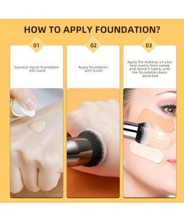 BEILI Foundation Makeup Brush 804 | Liquid Flawless Blending Tool for Full Coverage & Contour | Soft Short Densely Bristles | International Shipping Available - Buy Online on SooperMarket.com