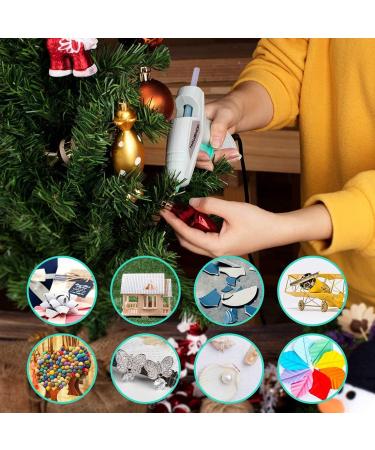 HAUSHOF Mini Hot Glue Gun Kit | 20-Piece Set for Home Decoration, Crafts, and Repairs | 20W 120V - Buy Online on SooperMarket.com