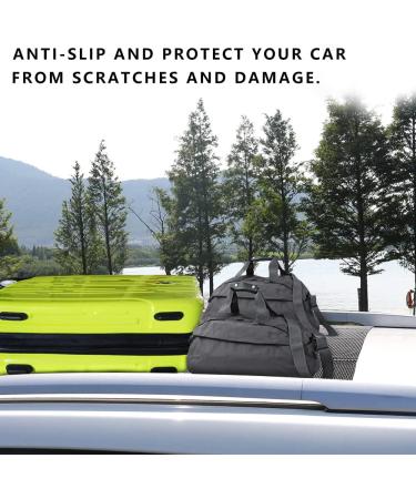 Egofine Roof Cargo Bag Protective Mat - Extra Padding Car Roof Mat for Car Roof Carrier Bags - Black, 1 Pack - Buy Online on SooperMarket.com