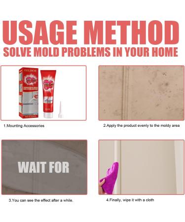 UK Magic Extreme Gel UK Mould Gel Mould Extreme Remover Gel Powerful Mould Remover Gel Mould Removal Gel Household Mold Remover Gel for Wall Kitchen Bathroom (3PCS) - Buy Online on SooperMarket.com