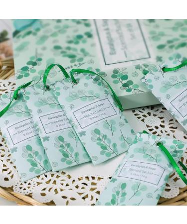 SCENT-HI Premium Eucalyptus Sage Fragrance Bags - 14 Bags for Clothing Drawers Rooms & Cars | International Shipping - Buy Online on SooperMarket.com